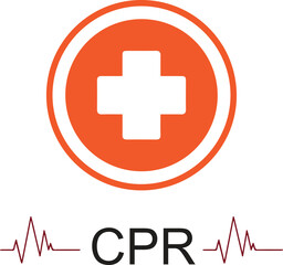 medical icon logo design vector