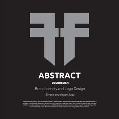 Obraz premium abstract minimalist logo design for brand or company