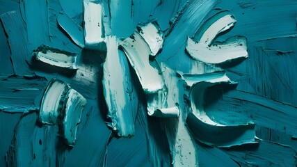 abstract background, rough brush strokes of blue and white colors