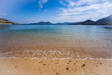 Fototapeta premium 大久野島の浜辺