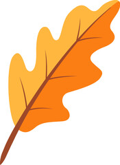 Orange leaf in Fall