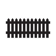 Fence icon set. Simple vector for web design isolated on white background.