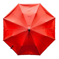 Red Umbrella Isolated on Transparent