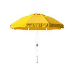 Obraz premium Yellow Patio Umbrella Isolated