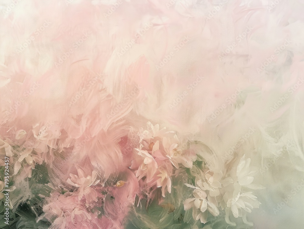 Poster blush pink and soft sage green abstract spring background for serene design projects