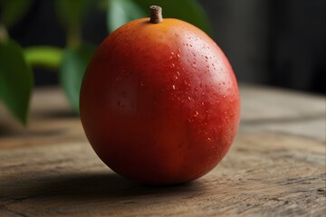 mango on wooden background