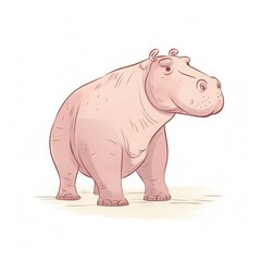 Fototapeta premium Hippopotamus, large hippopotamus