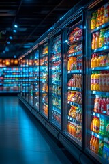 Grocery store - supermarket - food market - aisles - groceries - inflation - budget 