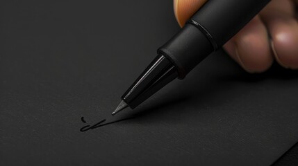 Fototapeta premium The day of youth. Pen is used to write the inscription. Thick marker in black hue. Make your own greeting card or banner. Vector stock.
