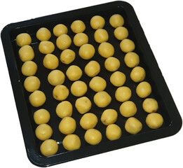 Indonesian pineapple tart Kue Nastar. Cookies for Ramadan and Idul Fitri, The Great Islamic Day. Eid mubarak