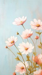 Obraz na płótnie Canvas Wallpaper flower painting petal