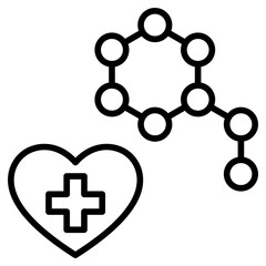 Obraz premium Hormone Health icon