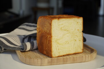 Chinese style butter and cheese bread.