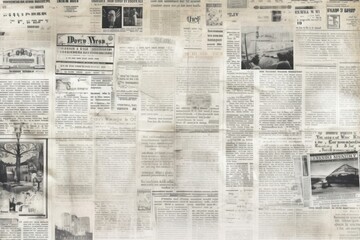 Obraz premium Technology ephemera border background newspaper text backgrounds