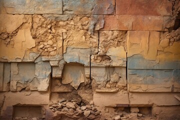 Ancient Egyptian Sandstone Gradients: Historic Excavation Hues