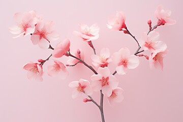 Blossom Pink Delicate Petal Hues: Spring Gradient Aesthetics