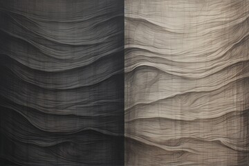 Charcoal Wave: Ash Gradients from Dark to Light Spectrum