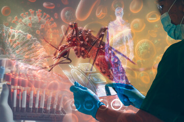 researchers engage in drug trials to combat viruses, blood-borne pathogens, and mosquito-borne...