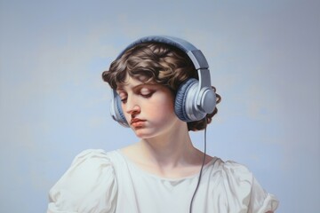 Headphones portrait headset electronics