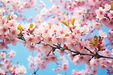 Fresh Spring Cherry Blossom Spectrum: Gradients of Beauty