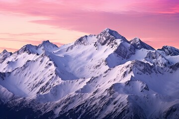 High Alpine Sunrise Gradients: Highland Sunrise Color Harmony Spectrum