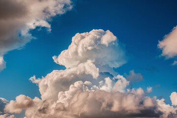 blue sky with clouds