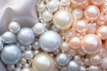 Luminous Pearl Glow Gradients - Serene Shimmering Tranquility