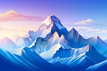 High Altitude Majesty: Majestic Mountain Peak Gradients