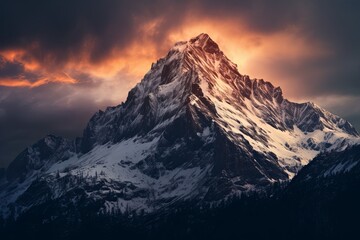 Gradients of the Majestic Mountain Range: Rugged Peak Textures