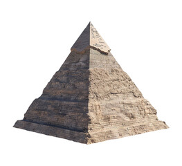 pyramid object isolated