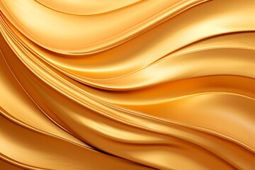 Opulent Gold Leaf Gradients: Elegant Golden Wave Symphony