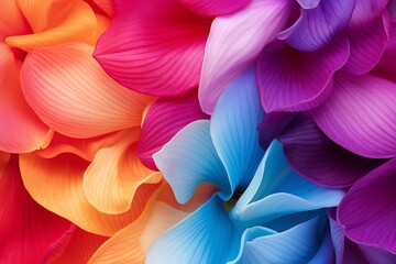 Vibrant Orchid Petals: Stunning Color Gradients in Full Bloom