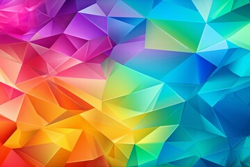 Obraz premium Rainbow Prism Light Gradients: Vivid Spectrum Colors Exploding