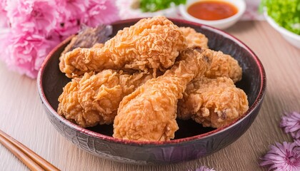 日本の定番料理のから揚げ