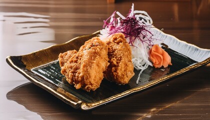 日本の定番料理のから揚げ