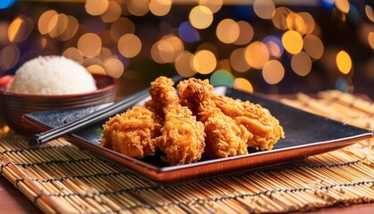 日本の定番料理のから揚げ