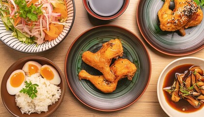 日本の定番料理のから揚げ