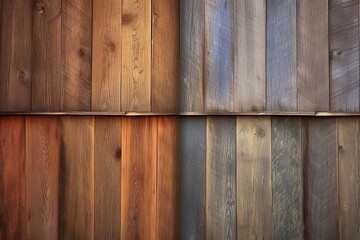 Rustic Barn Wood Gradients: Countryside Cabin Huescape