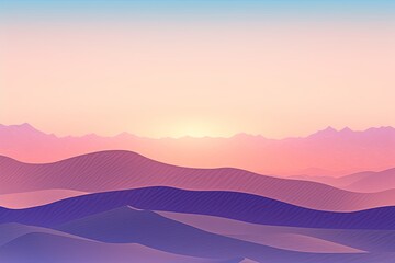 Shimmering Desert Mirage Gradients: Mesmerizing Twilight Palette