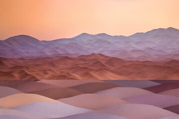 Shimmering Desert Mirage Gradients - Twilight Tapestry