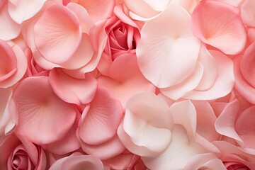 Feminine Soft Rose Petal Gradients: Delicate Design Elements