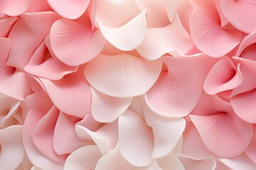 Soft Rose Petal Gradients: Enchanting Pastel Floral Delight