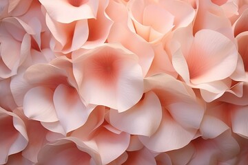 Soft Rose Petal Gradients: Subtle Flower Shades Dreamscape