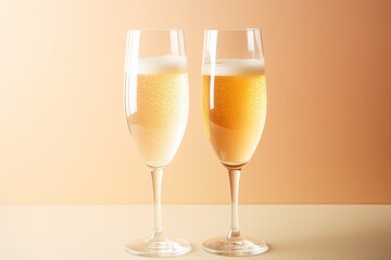 Champagne Bubble Delights: Sparkling Gradient Toasting Shades