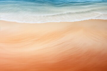 Fototapeta na wymiar Oceanfront Sands: Sun-Kissed Beach Sand Gradients and Shades