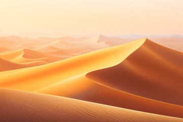 Sun-Kissed Sahara Dunes Gradients: Golden Sand Spectrum Artistry