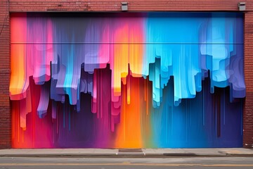 Urban Street Art Gradients: Vivid Metropolis Shades of Creativity