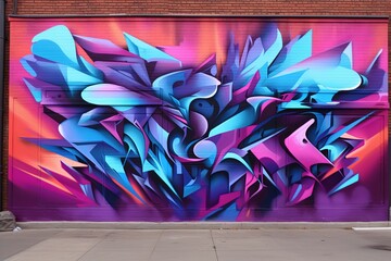 Vibrant Graffiti Color Mix: Urban Street Art Gradients