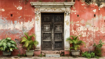 old door of house