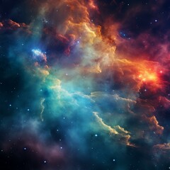 Obraz premium b'Amazing Space Nebula and Stars'